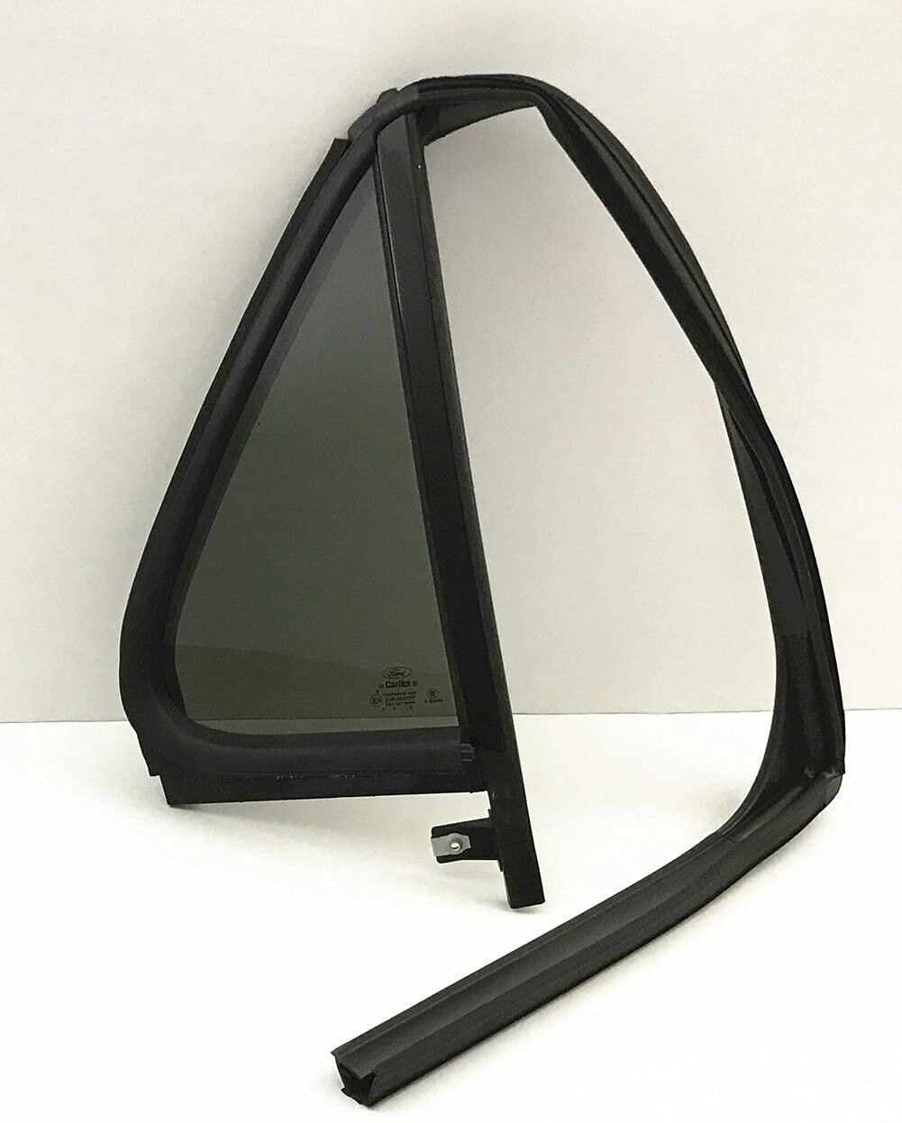 OE w/Logo Passenger Right Side Rear Vent Window Vent Glass Compatible with Ford Explorer 2011-2019 Models