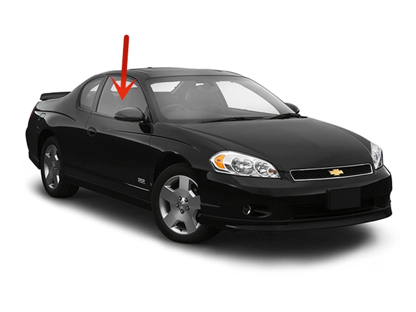 Passenger Right Side Front Door Window Door Glass Compatible with Chevrolet Monte Carlo 2 Door Coupe 1995-1999 Models
