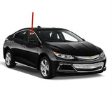 Tempered Passenger Right Side Front Door Window Door Glass Compatible with Chevrolet Volt 2016-2019 Models