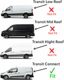 Driver Left Side Front Door Window Door Glass Compatible with Ford Transit Connect 2014-2023 Models