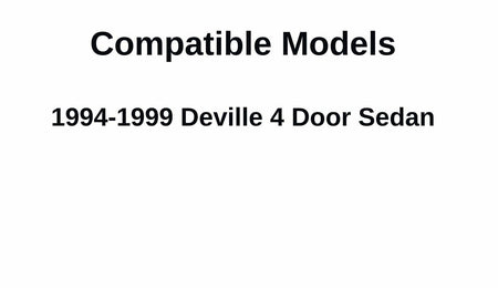 Driver Left Side Front Door Window Door Glass Compatible with Cadillac Deville 4 Door Sedan 1994-1999 Models