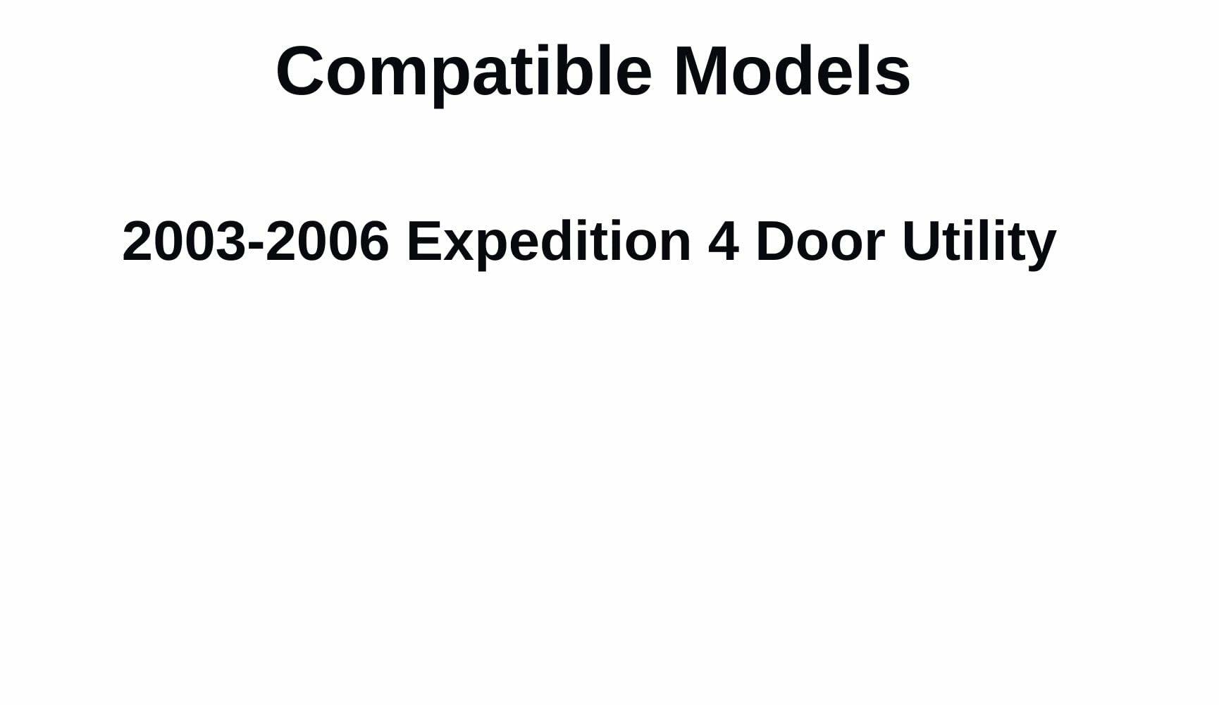 Passenger Right Side Front Door Window Door Glass Compatible with Ford Expedition 2003-2006 Models
