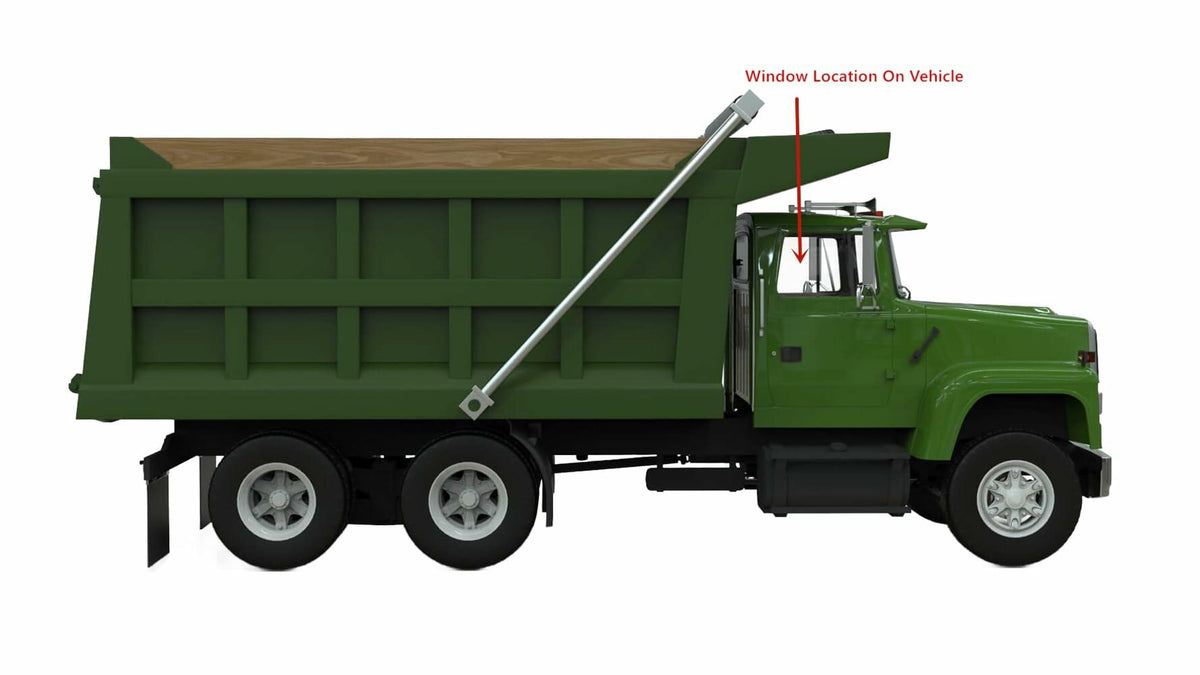 Passenger Right Side Front Door Window Door Glass Compatible with Sterling Trucks Acterra/L-Series A-Series/AT-Series 1999-2009 Models