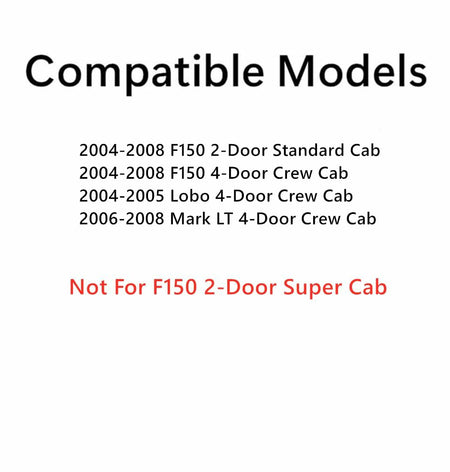 Passenger Right Side Front Door Window Door Glass Compatible with Ford F150 2004-2008 2 Door Standard&4 Door Crew Cab Models/Ford Lobo 2004-2005 Models/Lincoln Mark LT 2006-2008 Models
