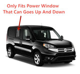Tempered Power Movable Passenger Right Side Rear Door Window Door Glass Compatible with Ram Promaster City 2015-2022 Models