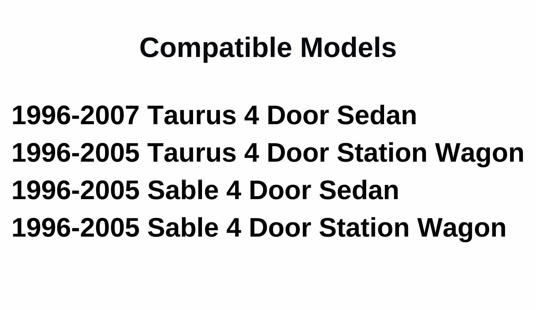 Passenger Right Side Front Door Window Door Glass Compatible with Ford Taurus 1996-2007/Mercury Sable 1996-2005 Models