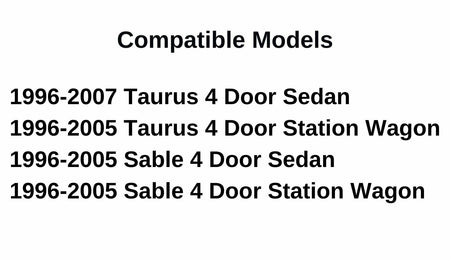 Passenger Right Side Front Door Window Door Glass Compatible with Ford Taurus 1996-2007/Mercury Sable 1996-2005 Models