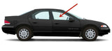 Passenger Right Side Front Door Window Door Glass Compatible with Chrysler Cirrus/Dodge Stratus 4 Door Sedan 1995-2000 Models