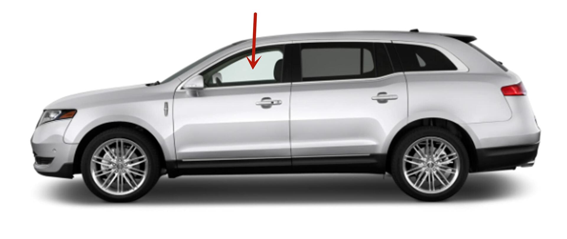 Laminated Driver Left Side Front Door Window Door Glass Compatible with Lincoln MKT 2010-2019 Models