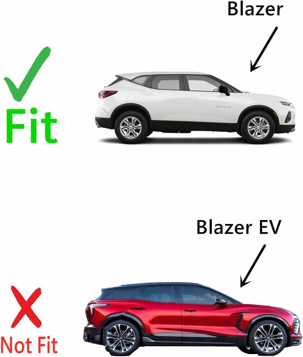Passenger Right Side Front Door Window Door Glass Compatible with Chevrolet Blazer 2019-2026 Models (Not For Blazer EV)