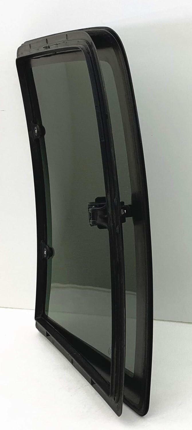 Movable Passenger Right Side Quarter Window Quarter Glass Complete Set Compatible with Chevrolet/GMC Pickup C1500 K1500 1988-1999 / C2500 K2500 C3500 K3500 1988-2000 2 Dr Extended Cab Models