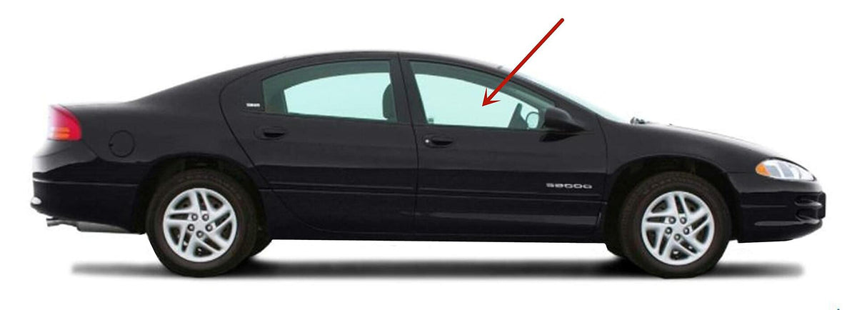 Passenger Right Side Front Door Window Door Glass Compatible with Eagle Vision/Dodge Intrepid 4 Door Sedan 1993-1996 Models
