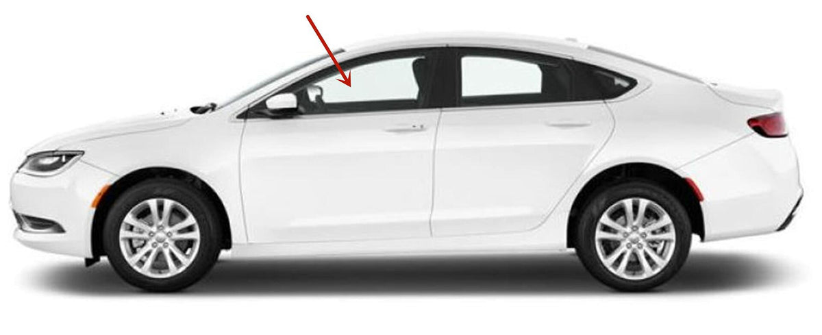 Laminated Driver Left Side Front Door Window Door Glass Compatible with Chrysler 200 4 Door Sedan 2015-2018 Models