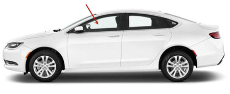 Laminated Driver Left Side Front Door Window Door Glass Compatible with Chrysler 200 4 Door Sedan 2015-2018 Models