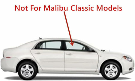 Tempered Passenger Right Side Front Door Window Door Glass Compatible with Chevrolet Malibu 2008-2012 (Not for Malibu Classic) / Saturn Aura 2007-2010 Models