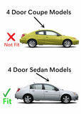 Passenger Right Side Rear Door Window Door Glass Compatible with Saturn Ion 4 Door Sedan 2003-2007 Models