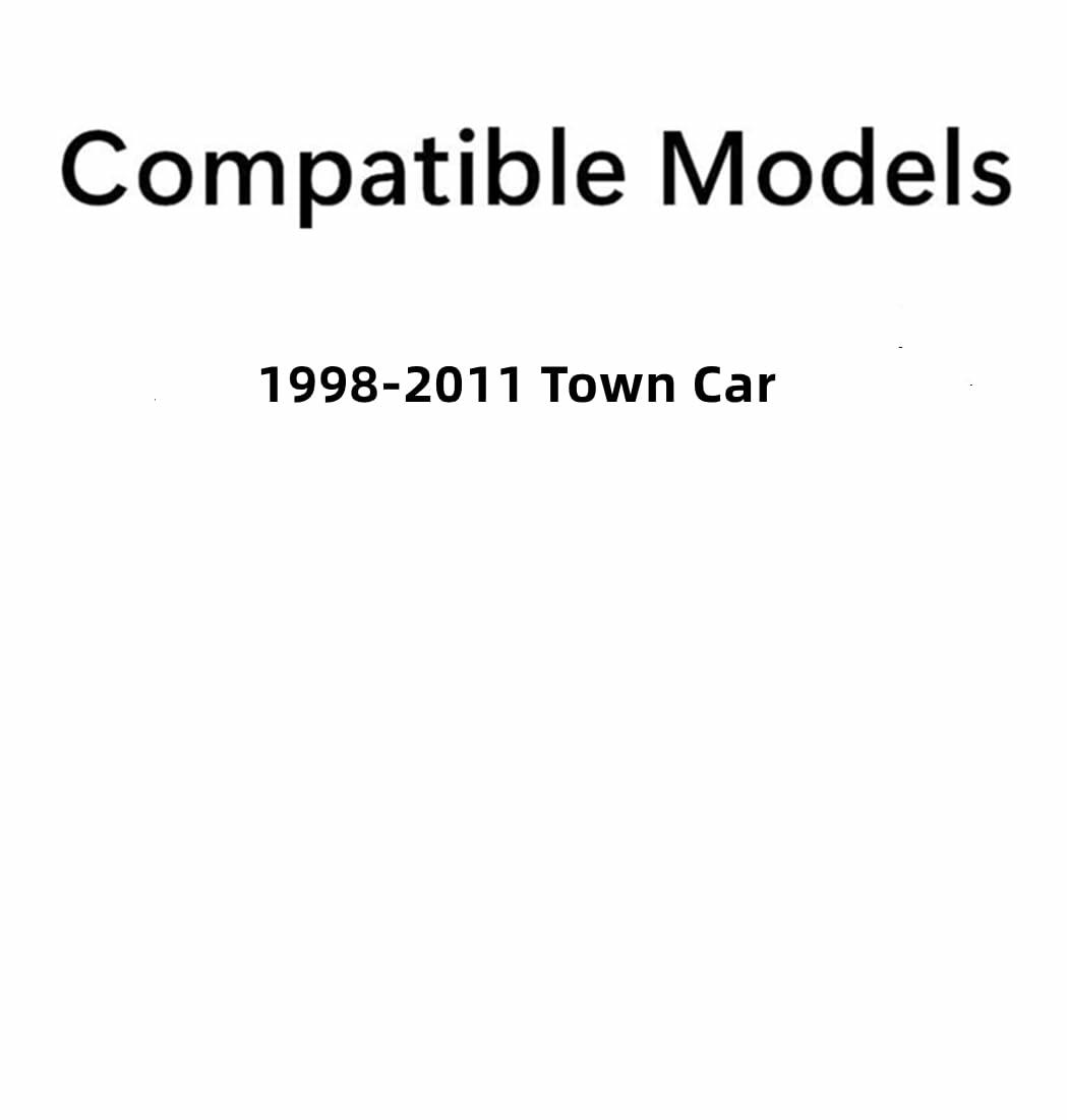 Driver Left Side Front Door Window Door Glass Compatible with Lincoln Town Car 1998-2011 Models