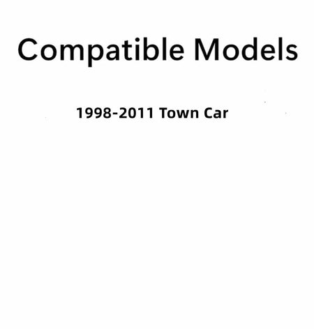 Driver Left Side Front Door Window Door Glass Compatible with Lincoln Town Car 1998-2011 Models