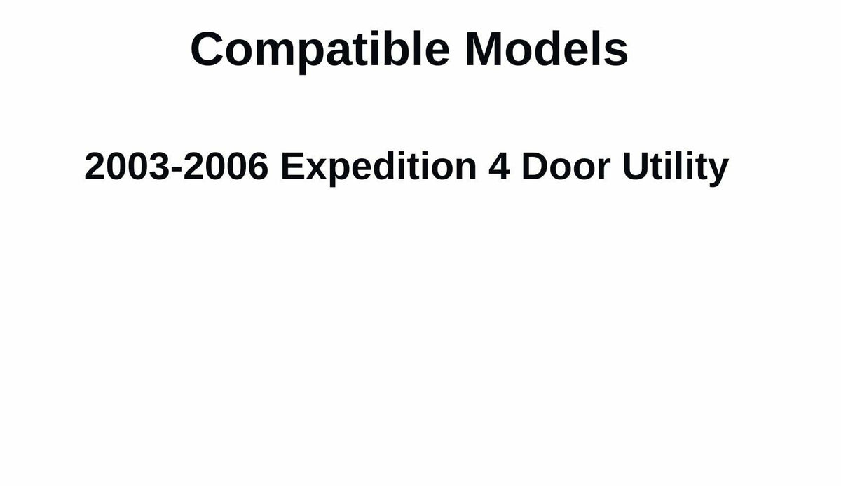 Driver Left Side Front Door Window Door Glass Compatible with Ford Expedition 2003-2006 Models