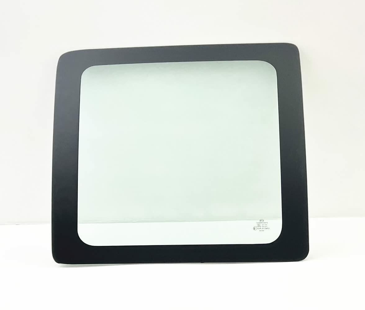 Stationary Driver Left Side Hinged Door Window Door Glass Compatible with Chevrolet Express/GMC Savana 2003-2025 Models