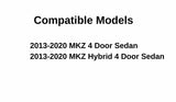 Laminated Driver Left Side Front Door Window Door Glass Compatible with Lincoln MKZ 2013-2020 Models