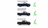Privacy Stationary Back Window Back Glass Compatible with Ford F250/F350/F450/F550/F650/F750 Pickup 1999-2007 Models