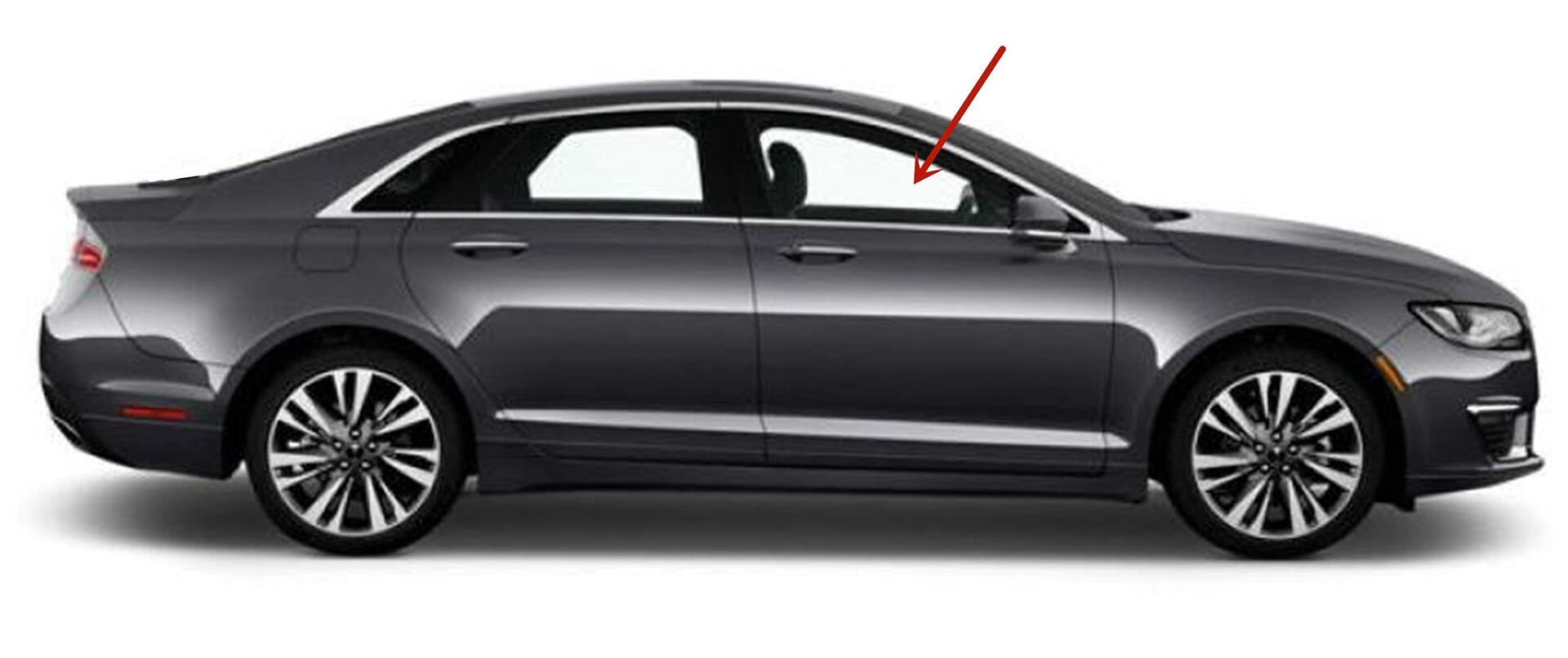 Laminated Passenger Right Side Front Door Window Door Glass Compatible with Lincoln MKZ 2013-2020 Models