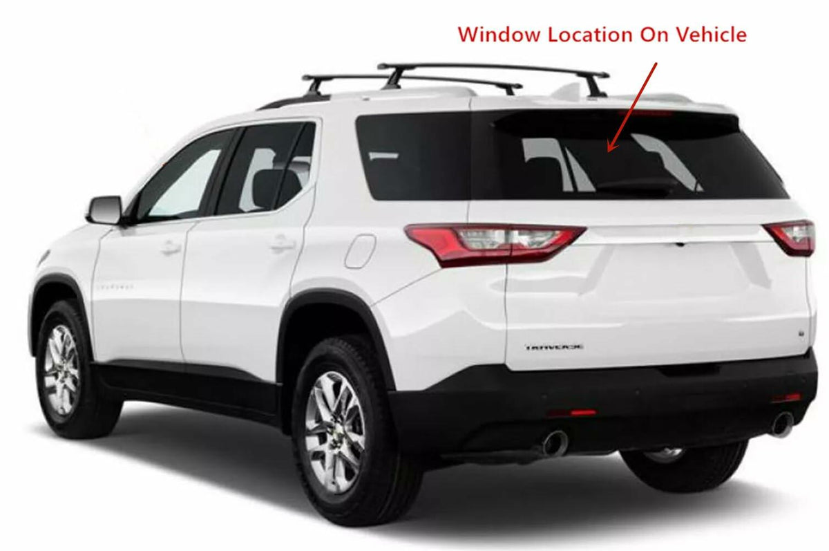 Privacy Heated Back Tailgate Window Back Glass Compatible with Chevrolet Traverse 2018-2023