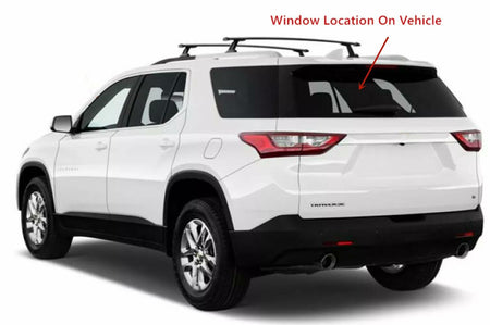 Privacy Heated Back Tailgate Window Back Glass Compatible with Chevrolet Traverse 2018-2023