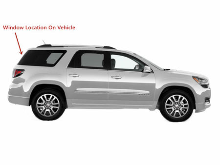 Heated Back Tailgate Window Back Glass Compatible with GMC Acadia 2013-2016 Models/Acadia Limited 2017 Models/Saturn Outlook 2007-2010 Models