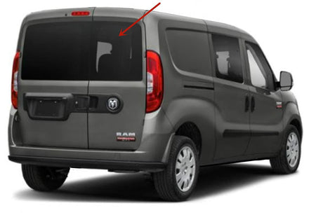 Back Window Back Glass Passenger Right Side Compatible with Ram Promaster City Cargo Van 2015-2022 Models