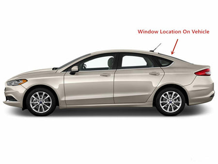 Heated Back Window Back Glass Compatible with Ford Fusion 2017-2018 Models