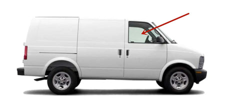 Passenger Right Side Front Door Window Door Glass Compatible with Chevrolet Astro/GMC Safari 1985-2005 Models