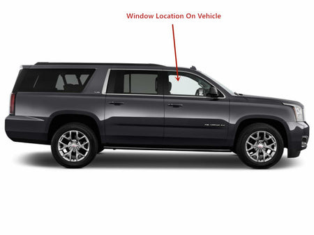 Passenger Right Side Front Door Window Door Glass Compatible with Cadillac Escalade/Cadillac Escalade ESV/GMC Yukon/GMC Yukon XL 2015-2020 Models