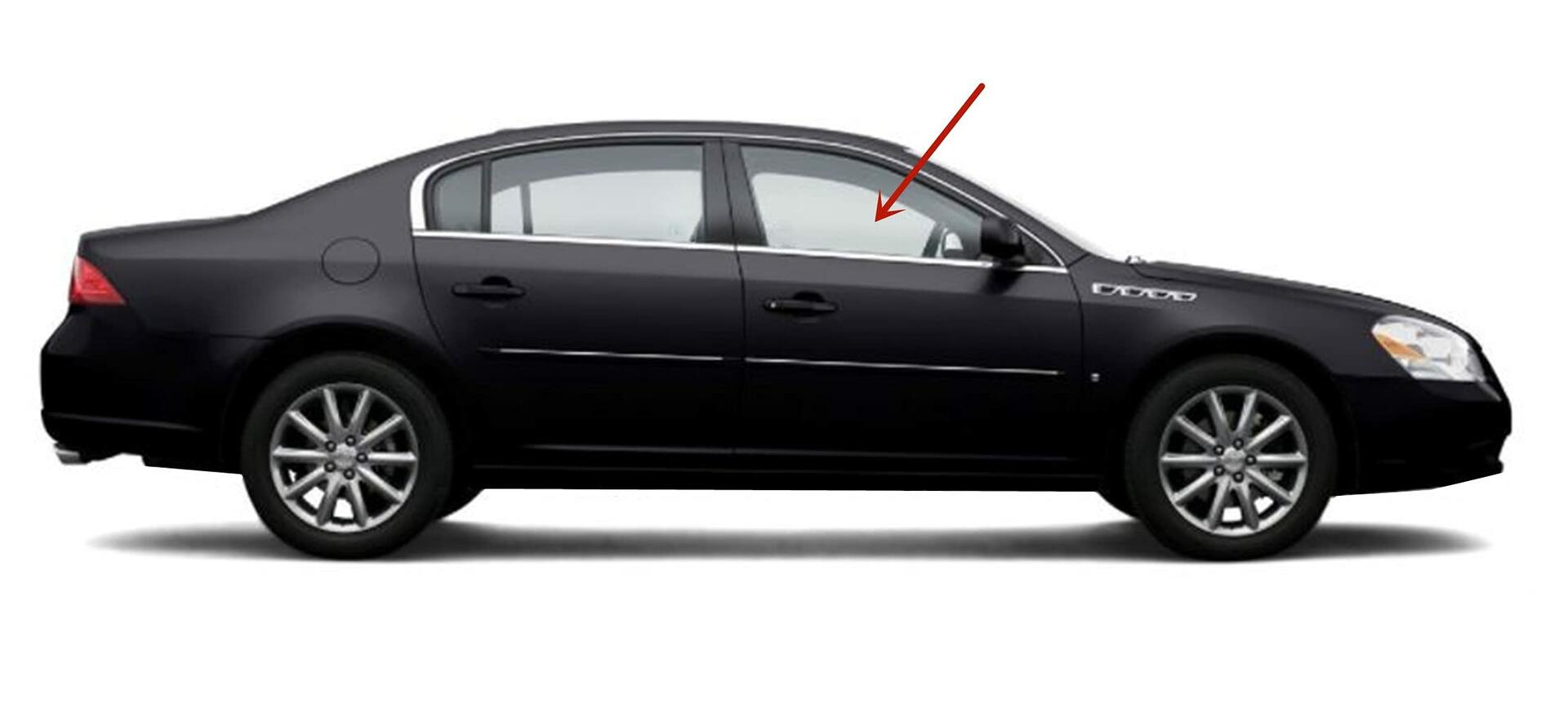 Laminated Passenger Right Side Front Door Window Door Glass Compatible with Buick Lucerne 2006-2011 Models
