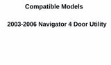 Laminated Passenger Right Side Front Door Window Door Glass Compatible with Lincoln Navigator 2003-2006 Models