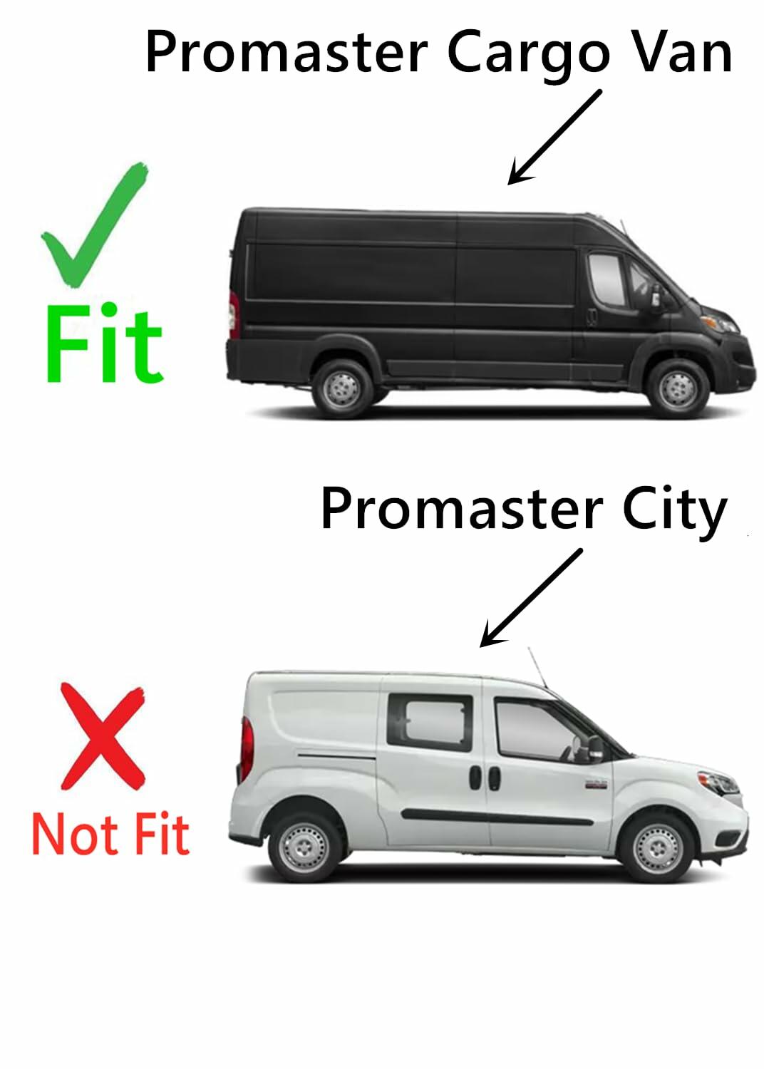 Heated Back Window Back Glass Driver Left Side Compatible with Ram Promaster 1500 2500 3500 Cargo Van 2014-2026 Models (Not For Promaster City Van)