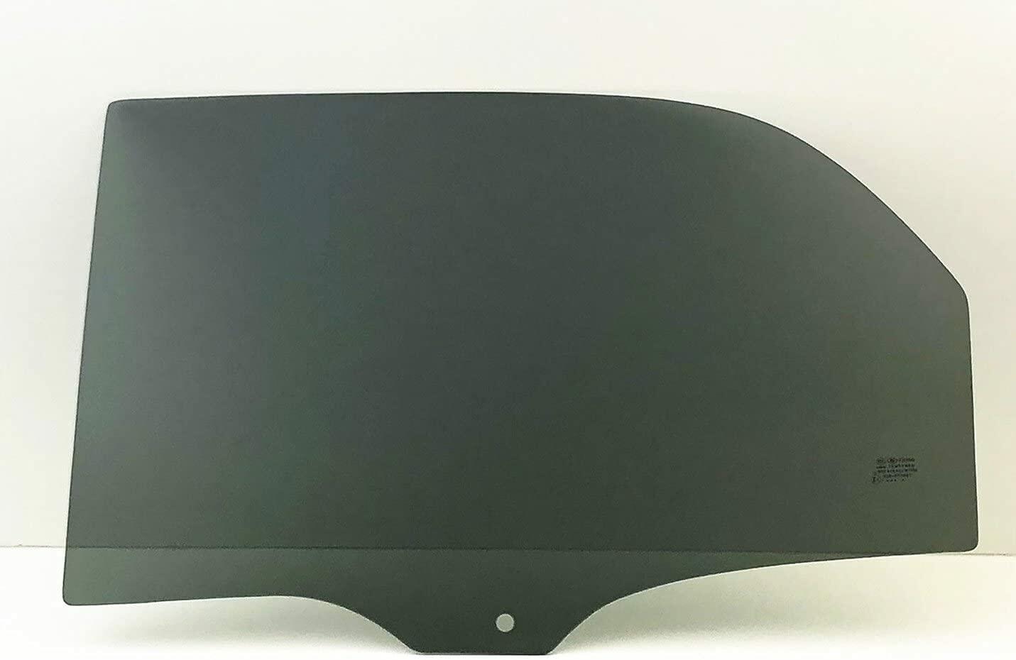 Driver Left Side Rear Door Window Door Glass Compatible with Pontiac Torrent/Chevrolet Equinox 2005-2009 Models
