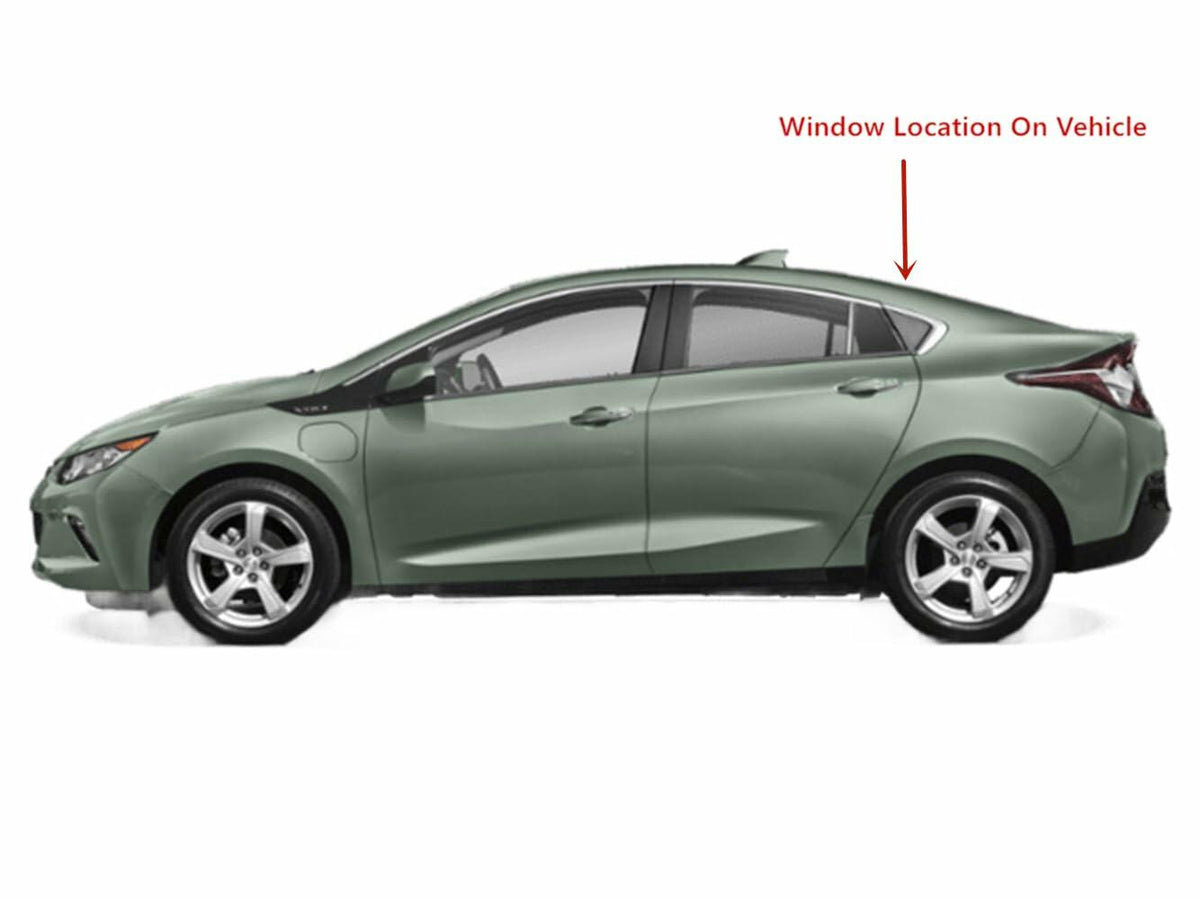 Heated Back Window Back Glass Compatible with Chevrolet Volt 2016-2019 Models