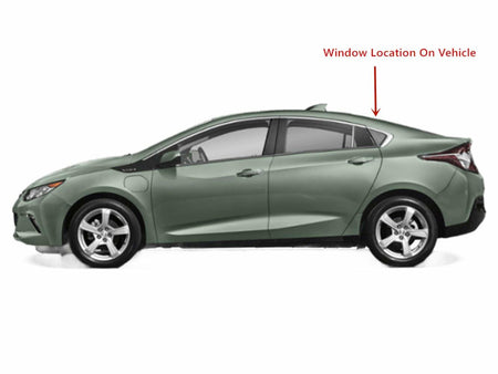Heated Back Window Back Glass Compatible with Chevrolet Volt 2016-2019 Models