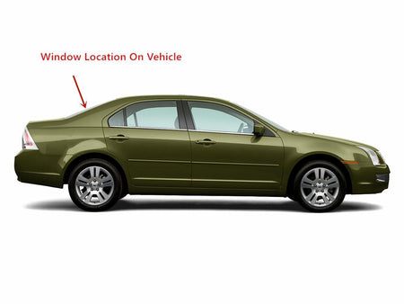 Heated Back Window Back Glass Compatible with Ford Fusion/Mercury Milan 2006 4 Door Sedan Models