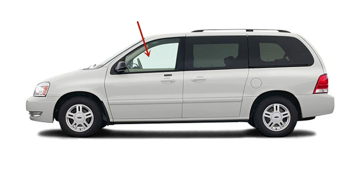 Driver Left Side Front Door Window Door Glass Compatible with Ford Freestar/Ford Windstar/Mercury Monterey 2003-2007 Models