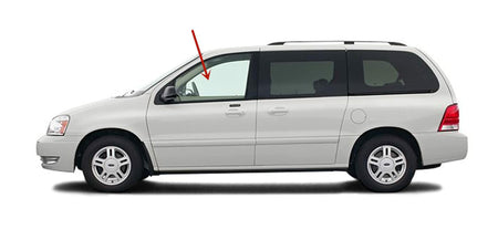 Driver Left Side Front Door Window Door Glass Compatible with Ford Freestar/Ford Windstar/Mercury Monterey 2003-2007 Models
