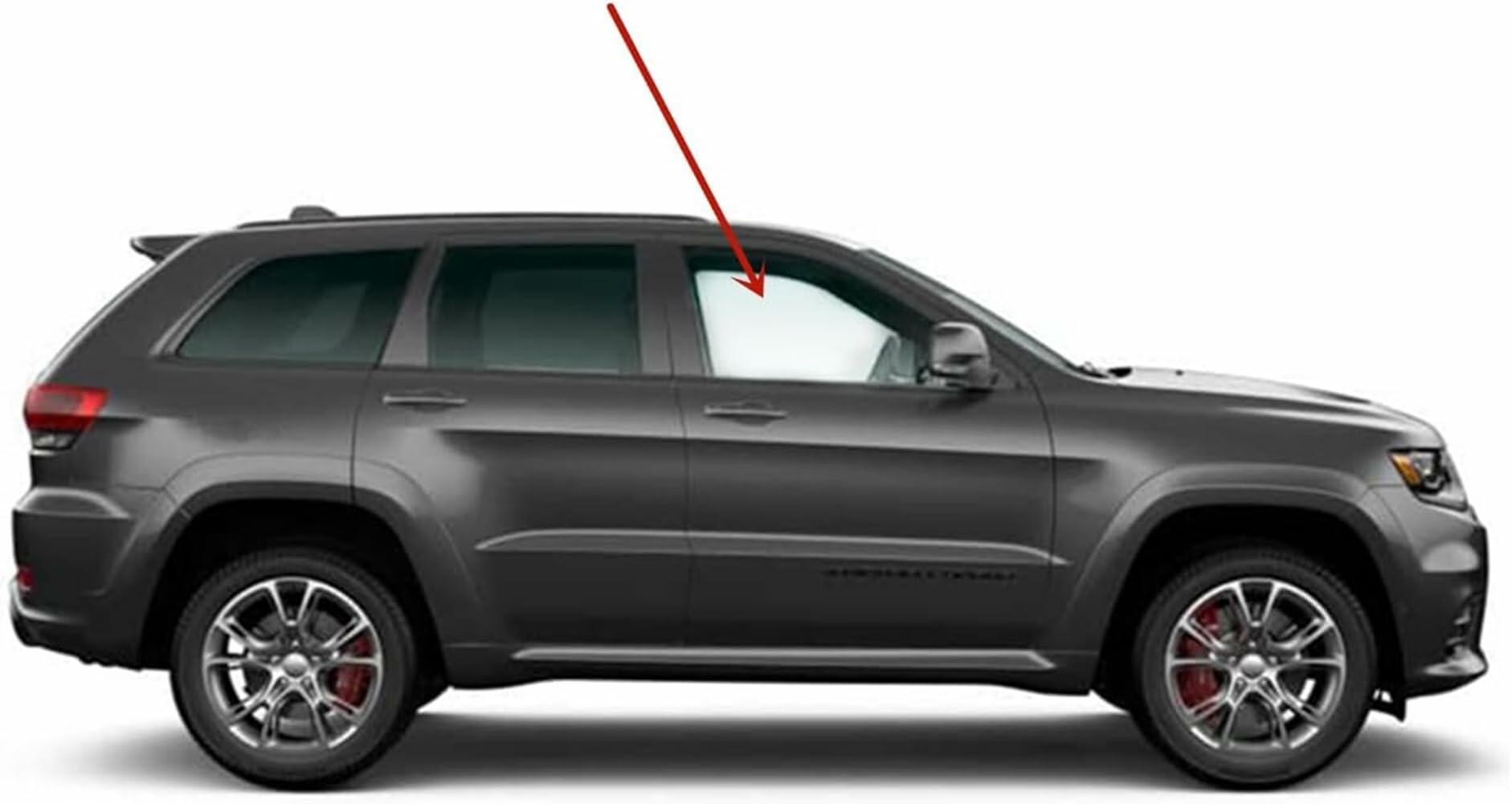 Laminated Passenger Right Side Front Door Window Door Glass Compatible with Dodge Durango 11-26/Jeep Grand Cherokee 11-21/Grand Cherokee WK 2022 Models (Not For Cherokee, or Grand Cherokee L)