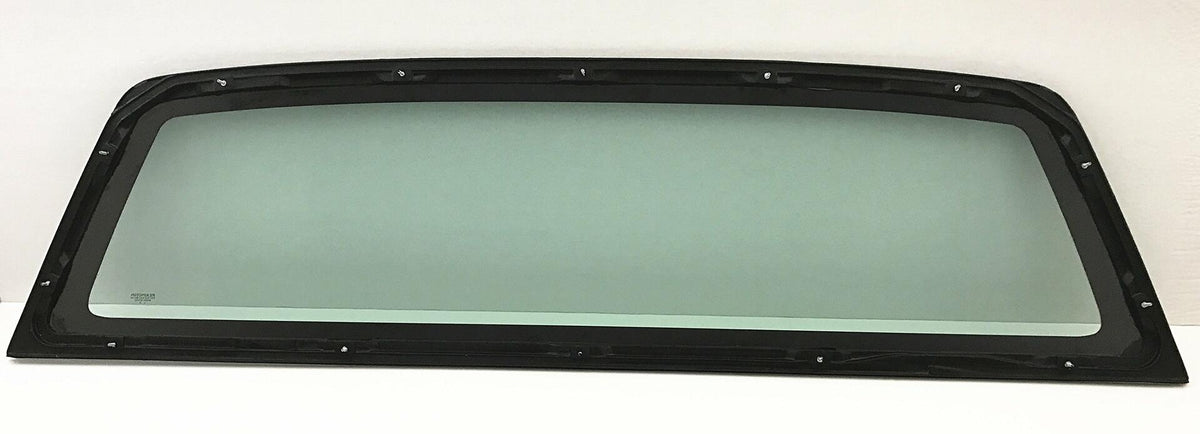NAGD Stationary Rear Back Window Glass, Clear, Tempered Glass, Solar Controlled, Fits Ford F150 Pickup 2004-2014 Models, Includes Free Butyl Tape