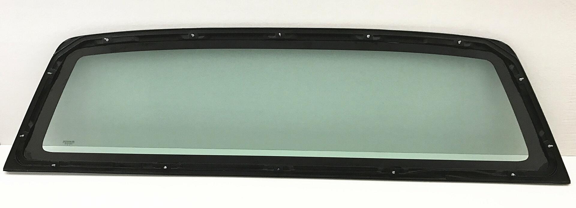 NAGD Stationary Rear Back Window Glass, Clear, Tempered Glass, Solar Controlled, Fits Ford F150 Pickup 2004-2014 Models, Includes Free Butyl Tape