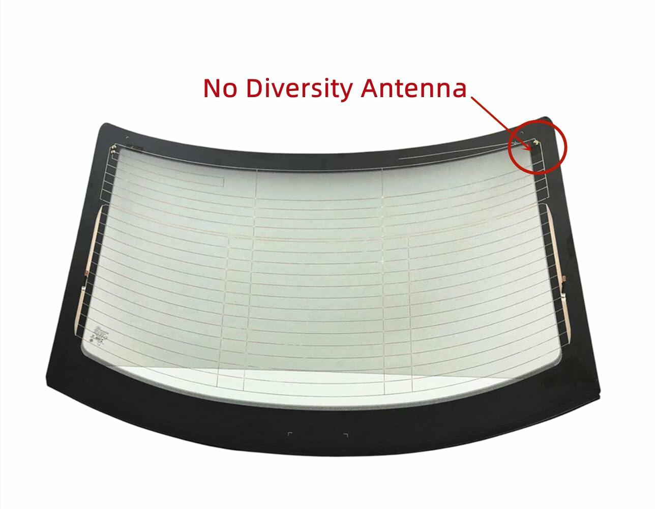 Heated Back Window Back Glass Compatible with Cadillac CTS 2014-2019 / CTS-V 2016-2019 4-Door Sedan Models