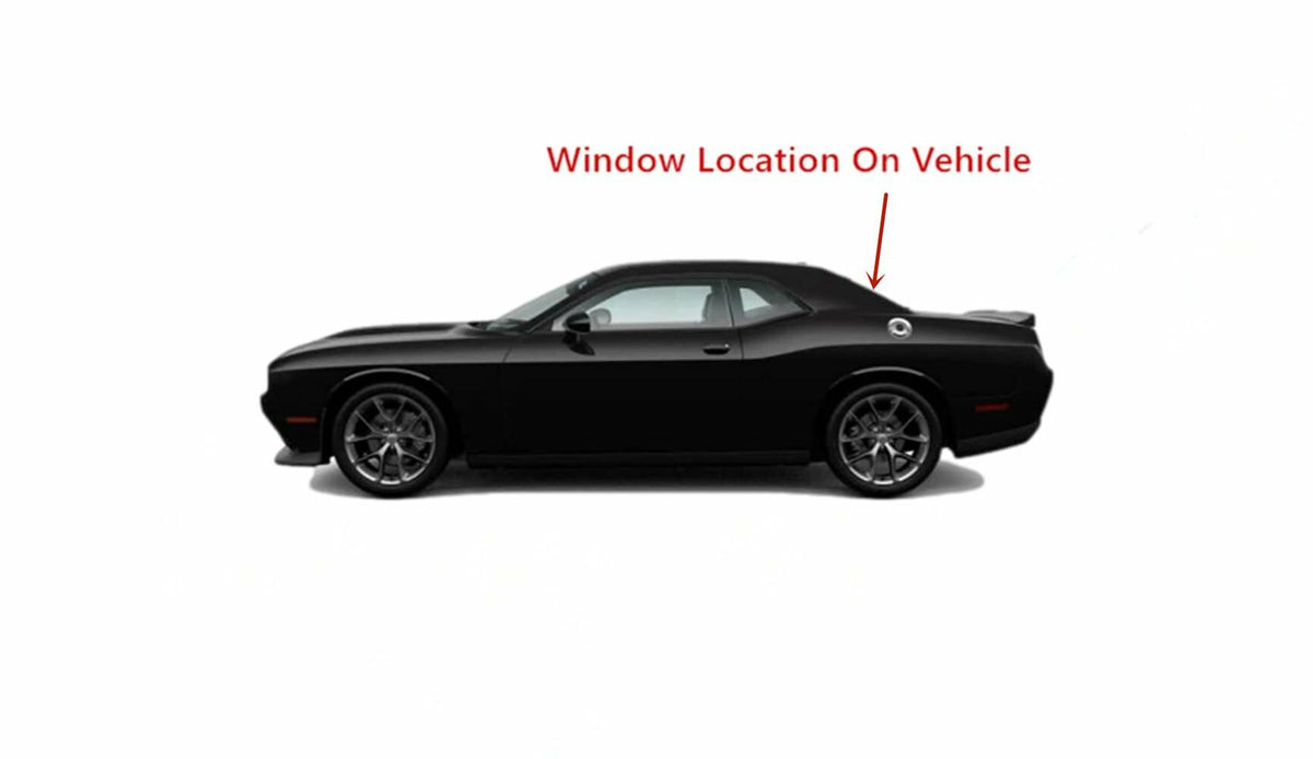 Heated With Remote Star Feature Back Window Back Glass Compatible with Dodge Challenger 2015-2023 Models