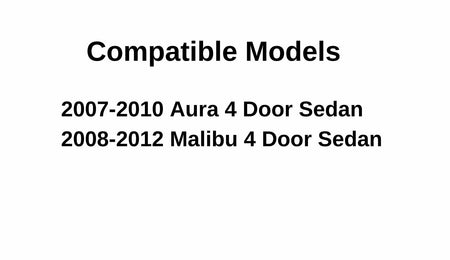 Laminated Driver Left Side Front Door Window Door Glass Compatible with Chevrolet Malibu 2008-2012 (Not For Malibu Classic)/Saturn Aura 2007-2010 Models