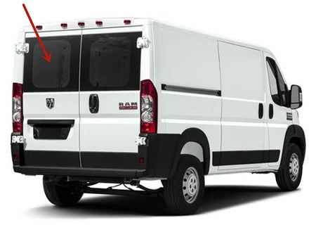 Stationary Back Window Back Glass Driver Left Side Compatible with Ram Promaster 1500 2500 3500 Cargo Van 2014-2026 Models (Not For Promaster City Van)